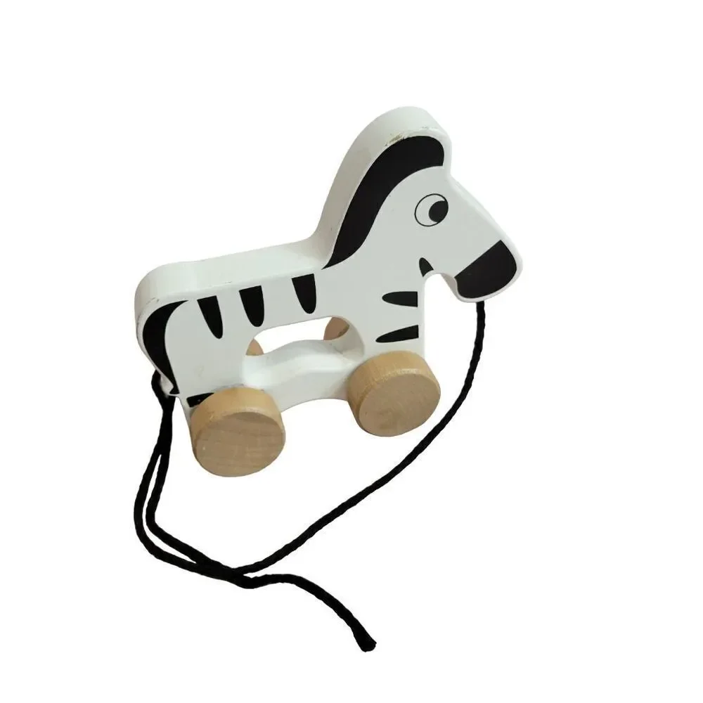 Tooky Toy Zebra Pull Along